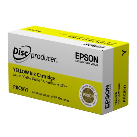 Cartridge Epson Discproducer PJIC5 Geel