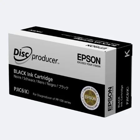 Epson C13S020452 Cartridge - pjic6 zwart inkt cartridge c13s020452 epson discproducer robots