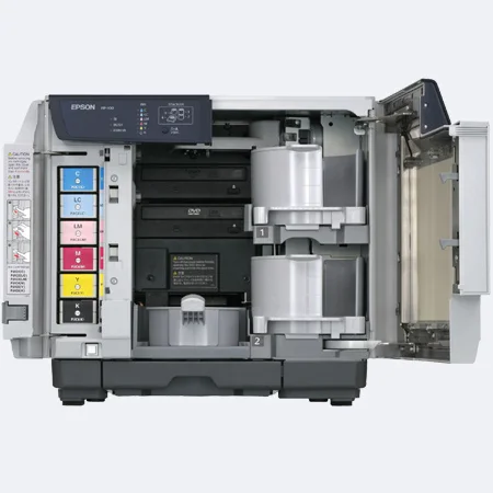 Discproducer PP-100III Publisher - pp100III epson discproducer robot duplicator inkjet disk printer